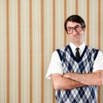 guy with glasses thinking