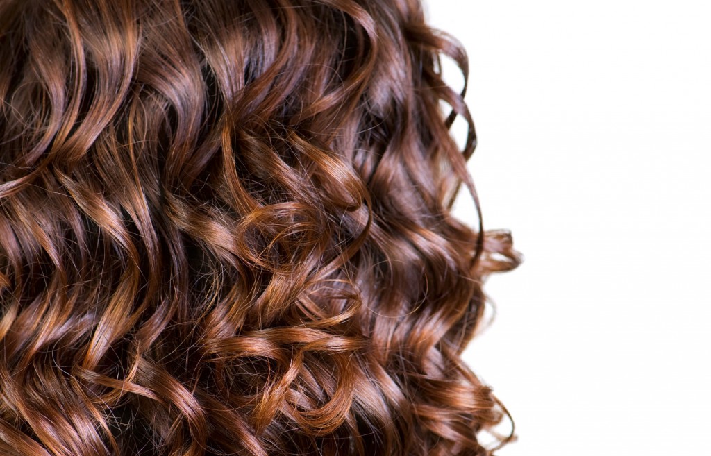 Wavy Hair isolated on white